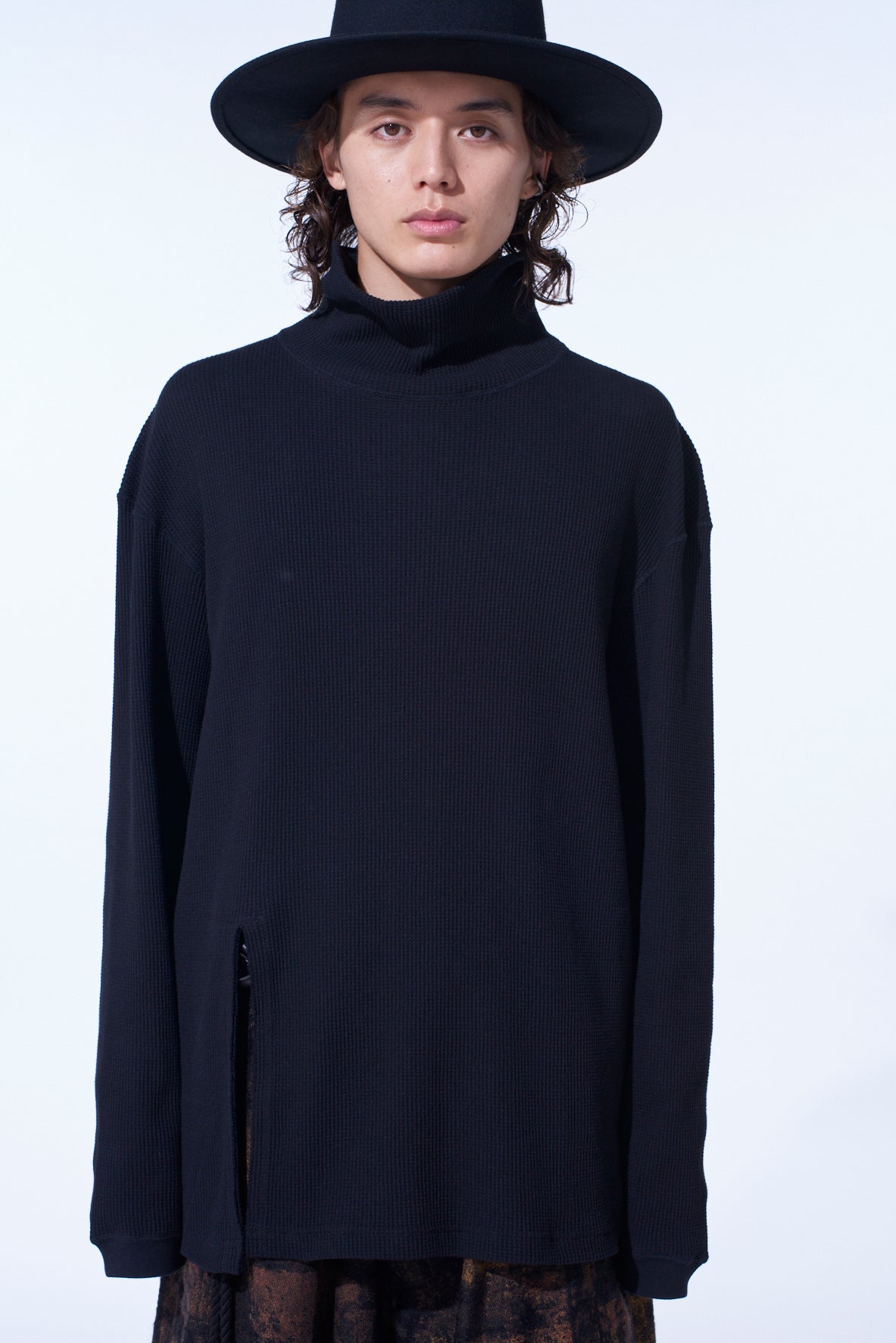 16/THERMAL WAFFLE TURTLE NECK T-SHIRT