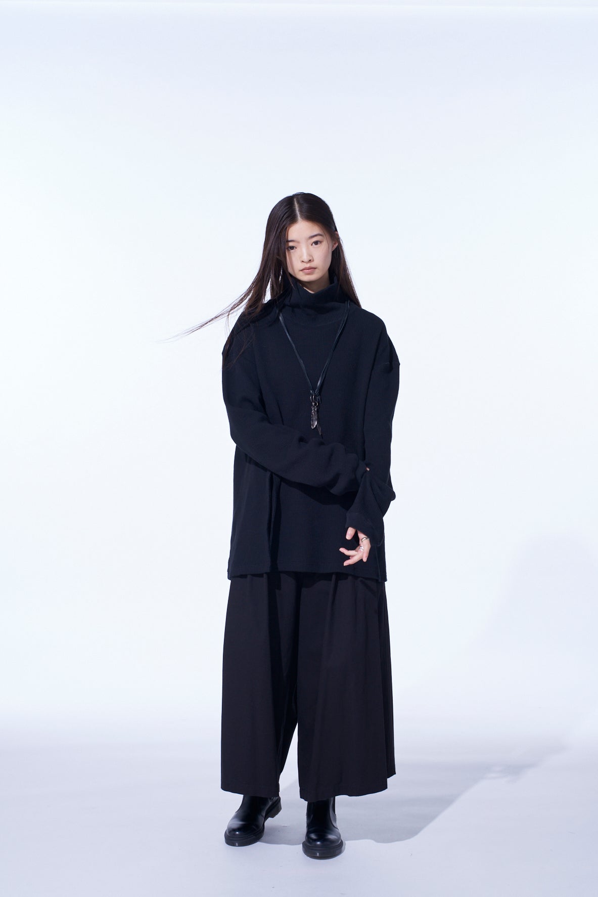 16/THERMAL WAFFLE TURTLE NECK T-SHIRT