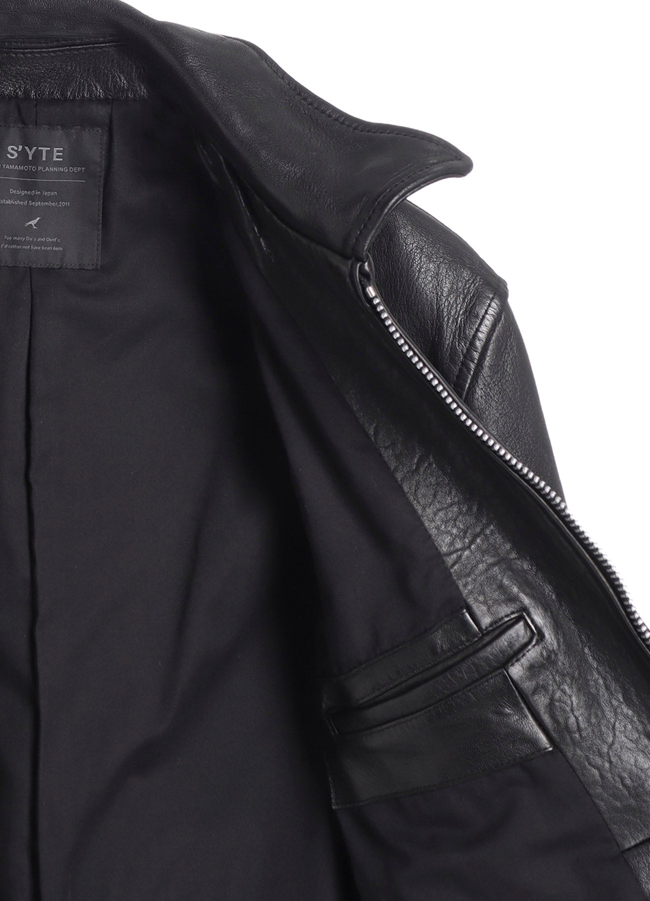 WASHED SHEEP LEATHER CLASSIC SINGLE-BREASTED JACKET
