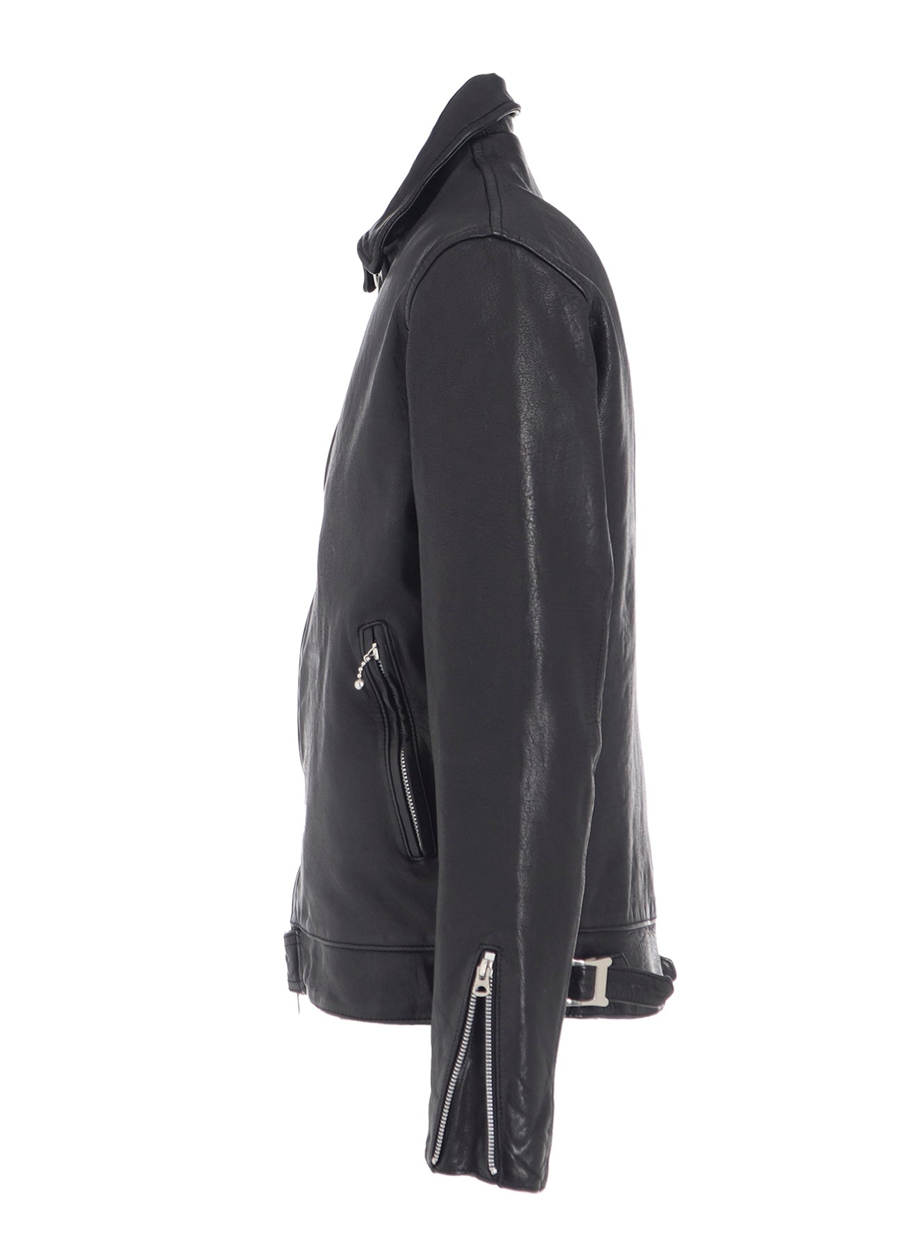 WASHED SHEEP LEATHER CLASSIC SINGLE-BREASTED JACKET