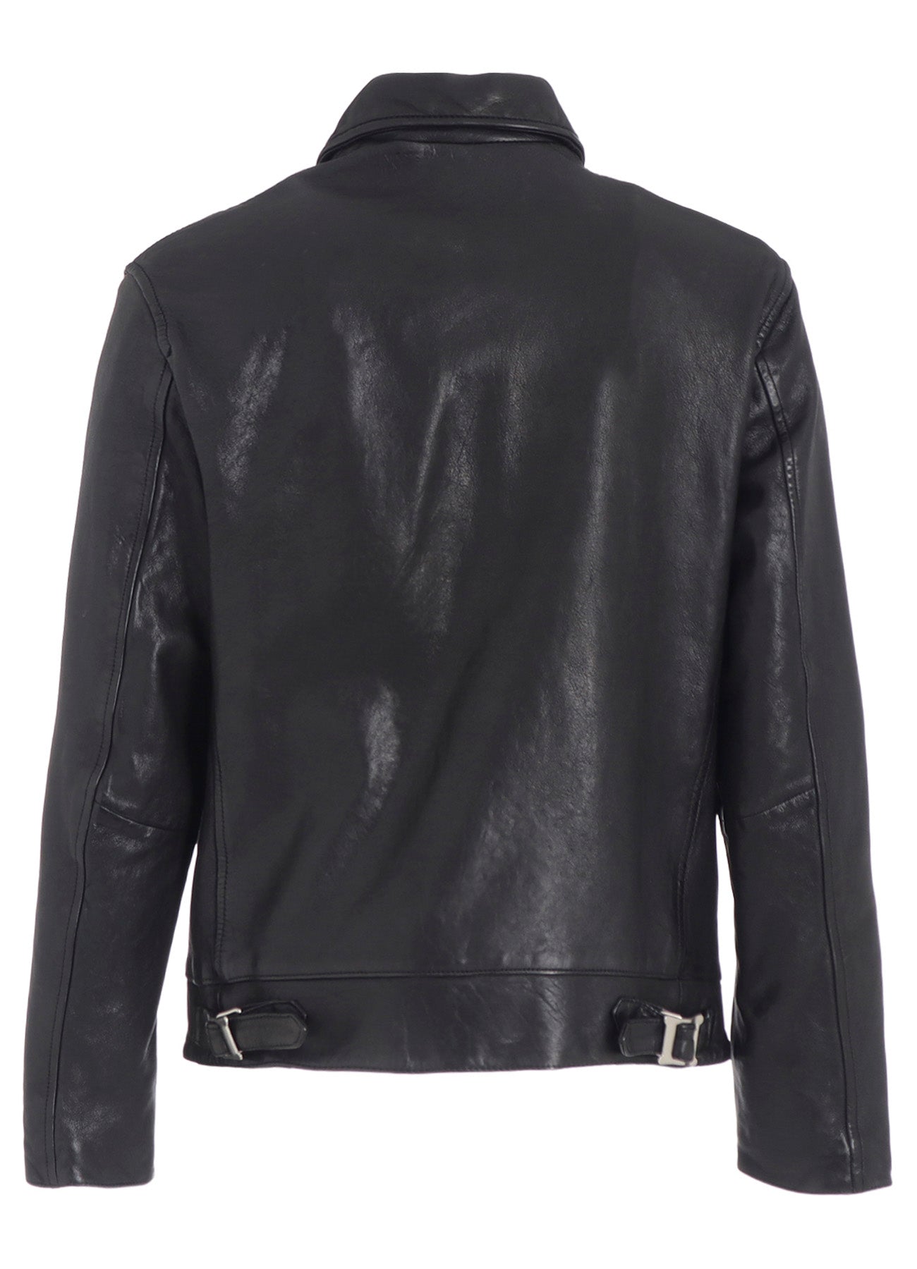 WASHED SHEEP LEATHER CLASSIC SINGLE-BREASTED JACKET