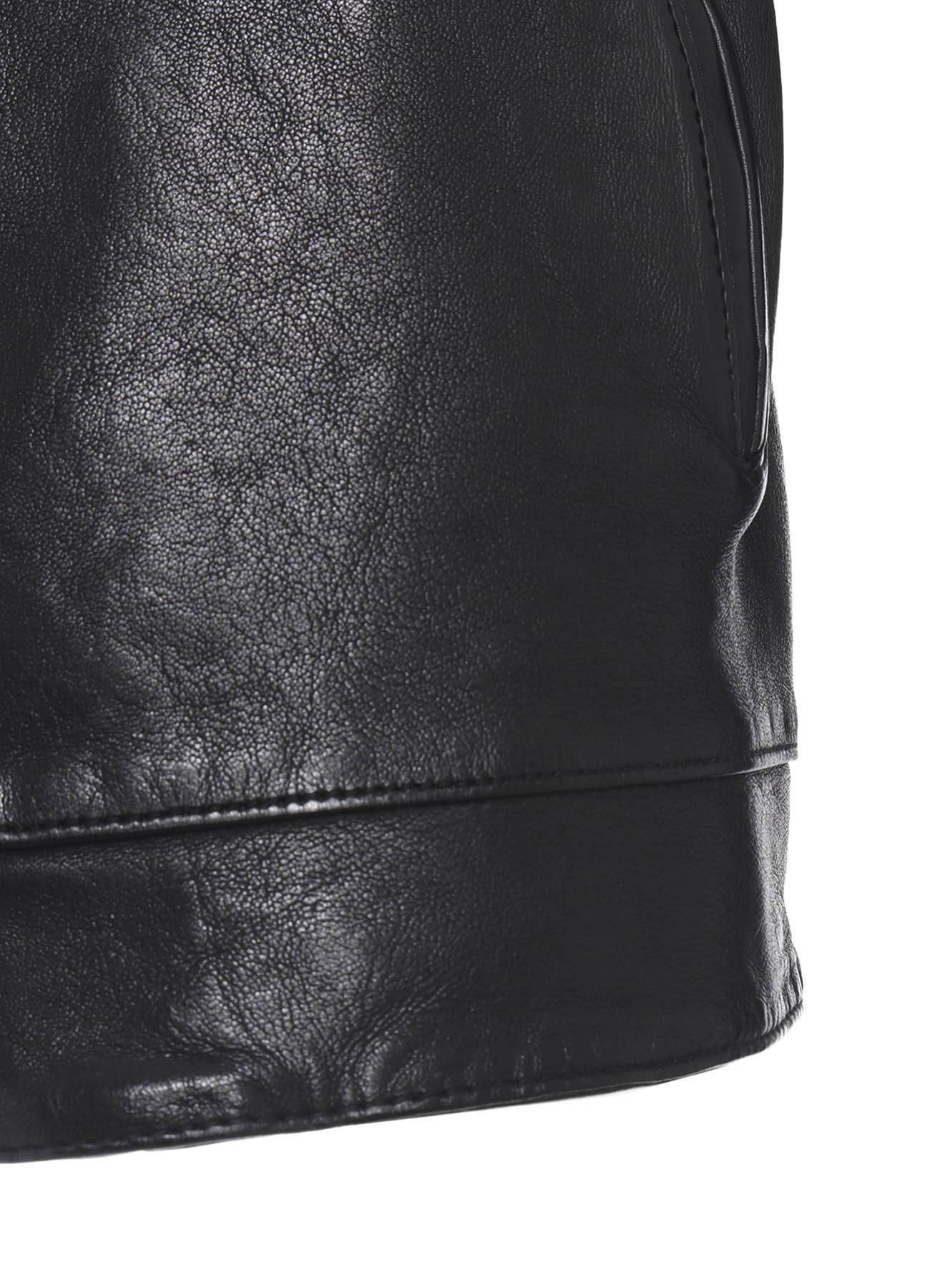 WASHED SHEEP LEATHER CLASSIC SINGLE-BREASTED JACKET