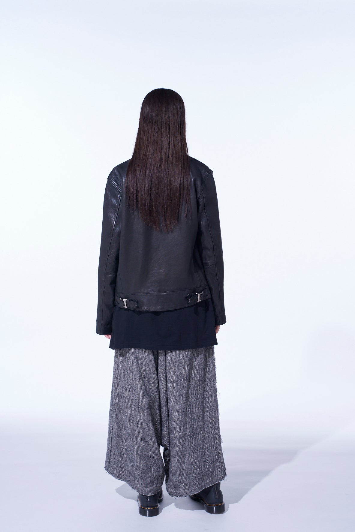 WASHED SHEEP LEATHER CLASSIC SINGLE-BREASTED JACKET