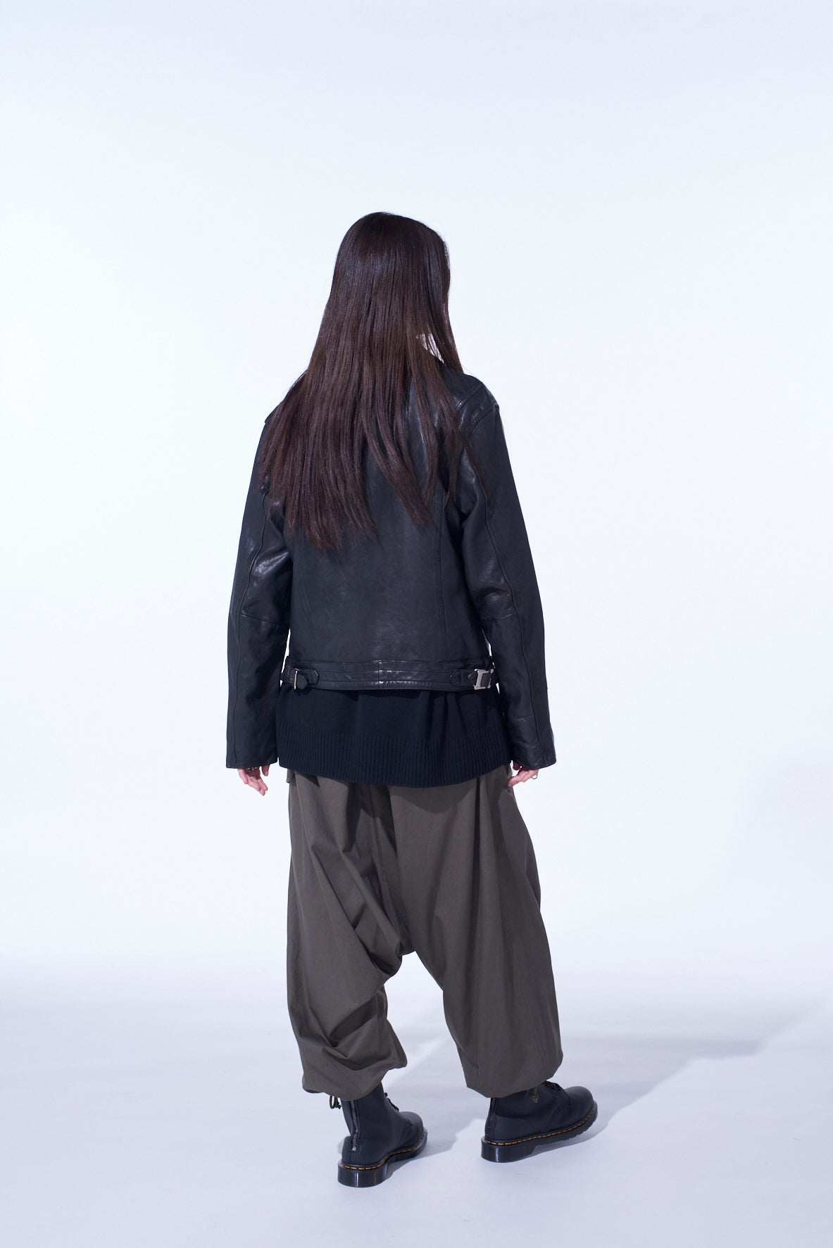 WASHED SHEEP LEATHER CLASSIC DOUBLE RIDERS JACKET