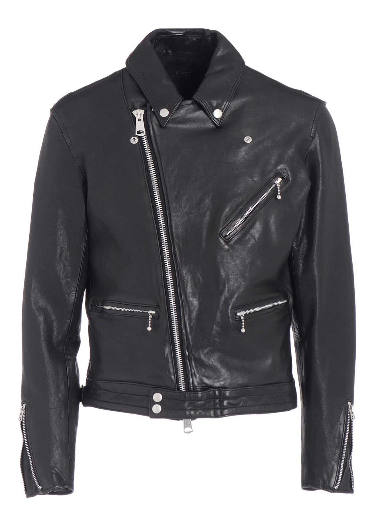 WASHED SHEEP LEATHER CLASSIC DOUBLE RIDERS JACKET