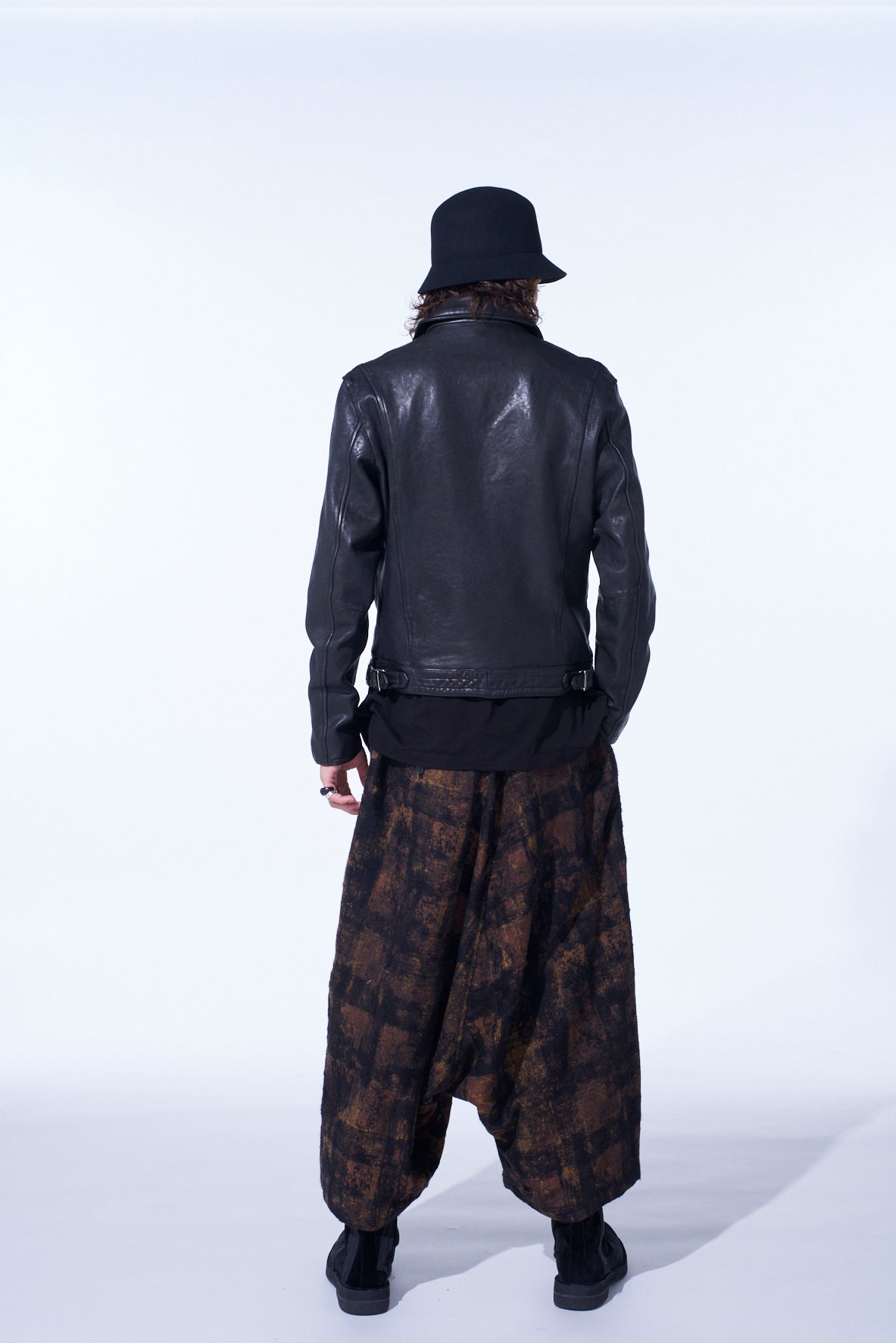 WASHED SHEEP LEATHER CLASSIC DOUBLE RIDERS JACKET