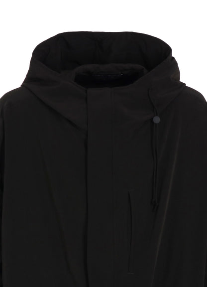 CREPE de CHINE SHIRRING MOUNTAIN PARKA