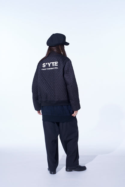 NYLON TWILL REVERSIBLE BOMBER JACKET