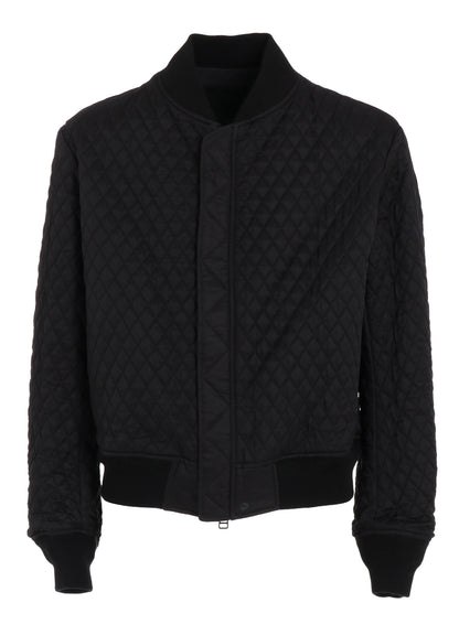 NYLON TWILL REVERSIBLE BOMBER JACKET