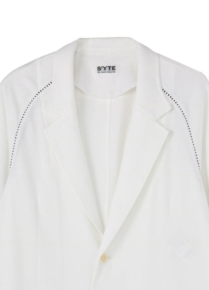 40/2 COTTON JERSEY COLOR BLIND STITCH RAGLAN SLEEVE 3BS JACKET