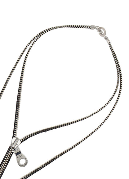 LAYERED ZIPPER NECKLACE