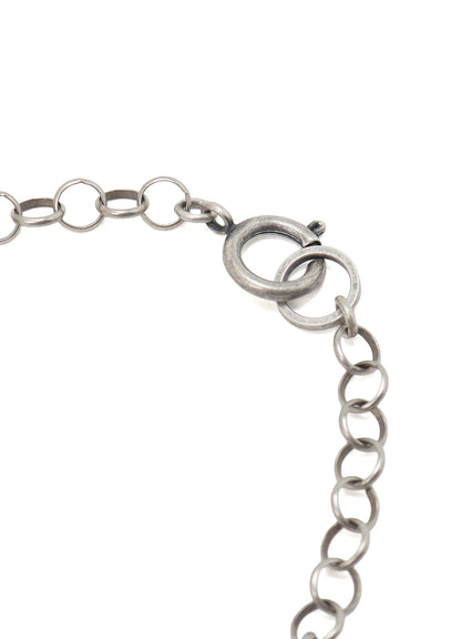 BRASS MULTI-BUTTON 2WAY NECKLACE