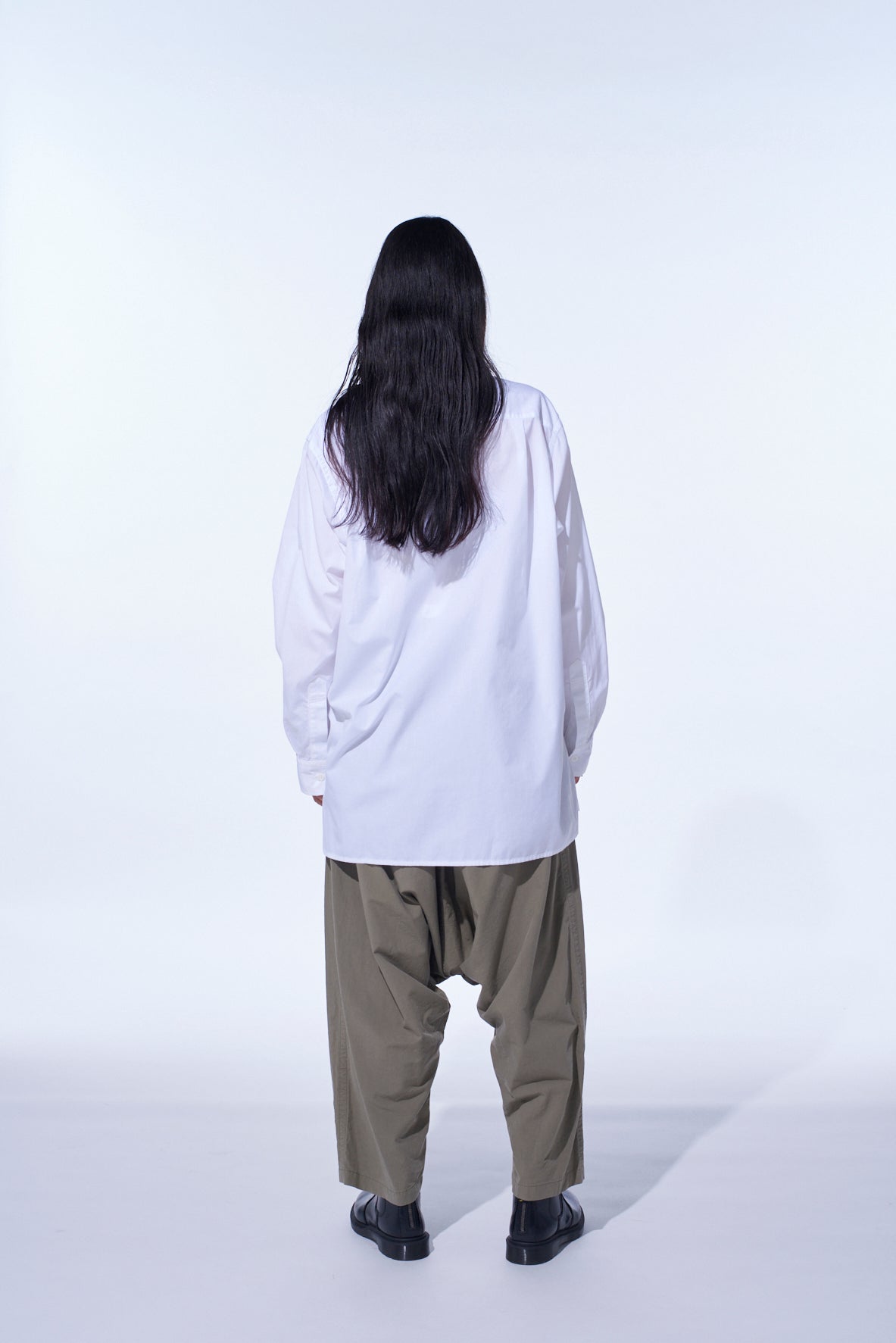COTTON BROAD LOOSE-FIT REGULAR COLLAR SHIRT