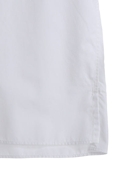 COTTON BROAD LOOSE-FIT OPEN COLLAR SHIRT