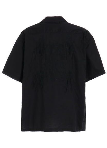 BAROQUE EMBROIDERY OPEN-COLLAR SHIRT