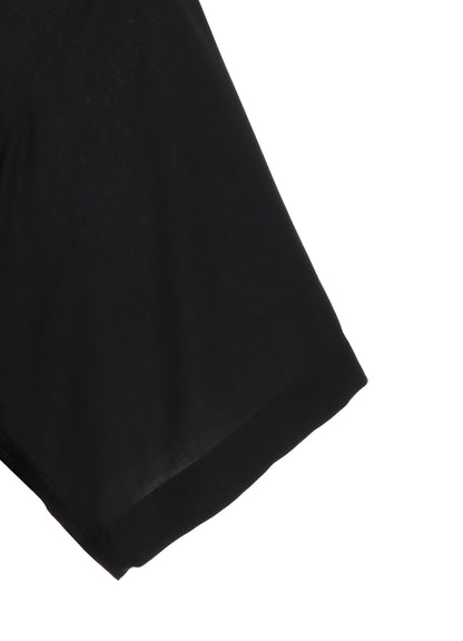 "BLUE CARNATION" COLLAGE PRINTED OPEN-COLLAR SHIRT