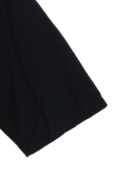 COTTON/LINEN POPLIN OVERSIZED STAND COLLAR SHIRT