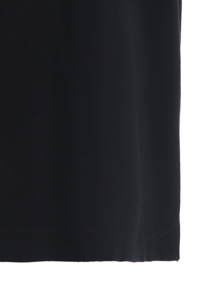 RAYON TWILL OVERSIZED STAND COLLAR SHIRT