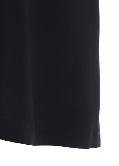 RAYON TWILL OPEN-COLLAR LONG SHIRT