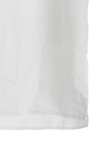 COTTON SILK LOAN SHORT-SLEEVE STALL SHIRT