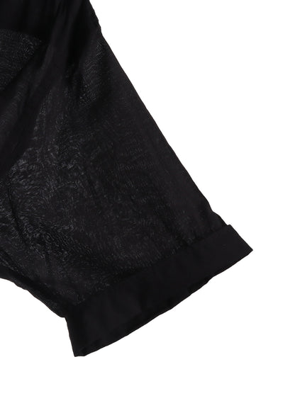 COTTON SILK LOAN SHORT-SLEEVE STALL SHIRT