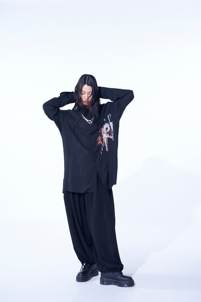 RAYON LOAN “LILY“ PRINTED SHIRT