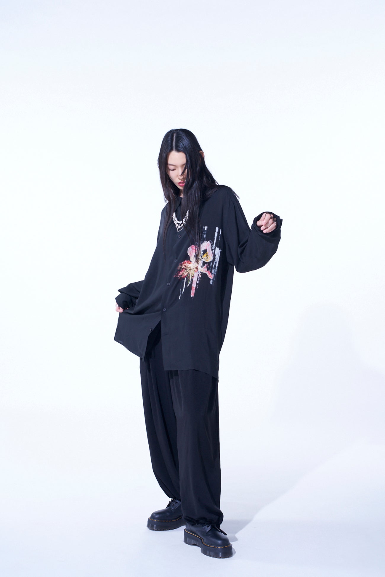 RAYON LOAN “LILY“ PRINTED SHIRT