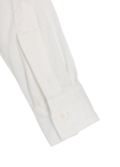 VISCOSE TWILL CHRYSANTHEMUM EMBROIDERY OVERSIZED SHIRT