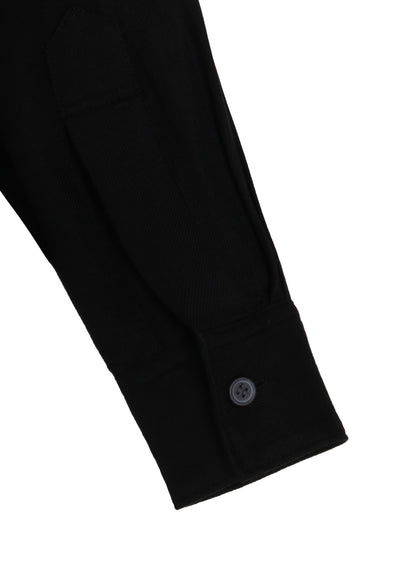 VISCOSE TWILL CHRYSANTHEMUM EMBROIDERY OVERSIZED SHIRT