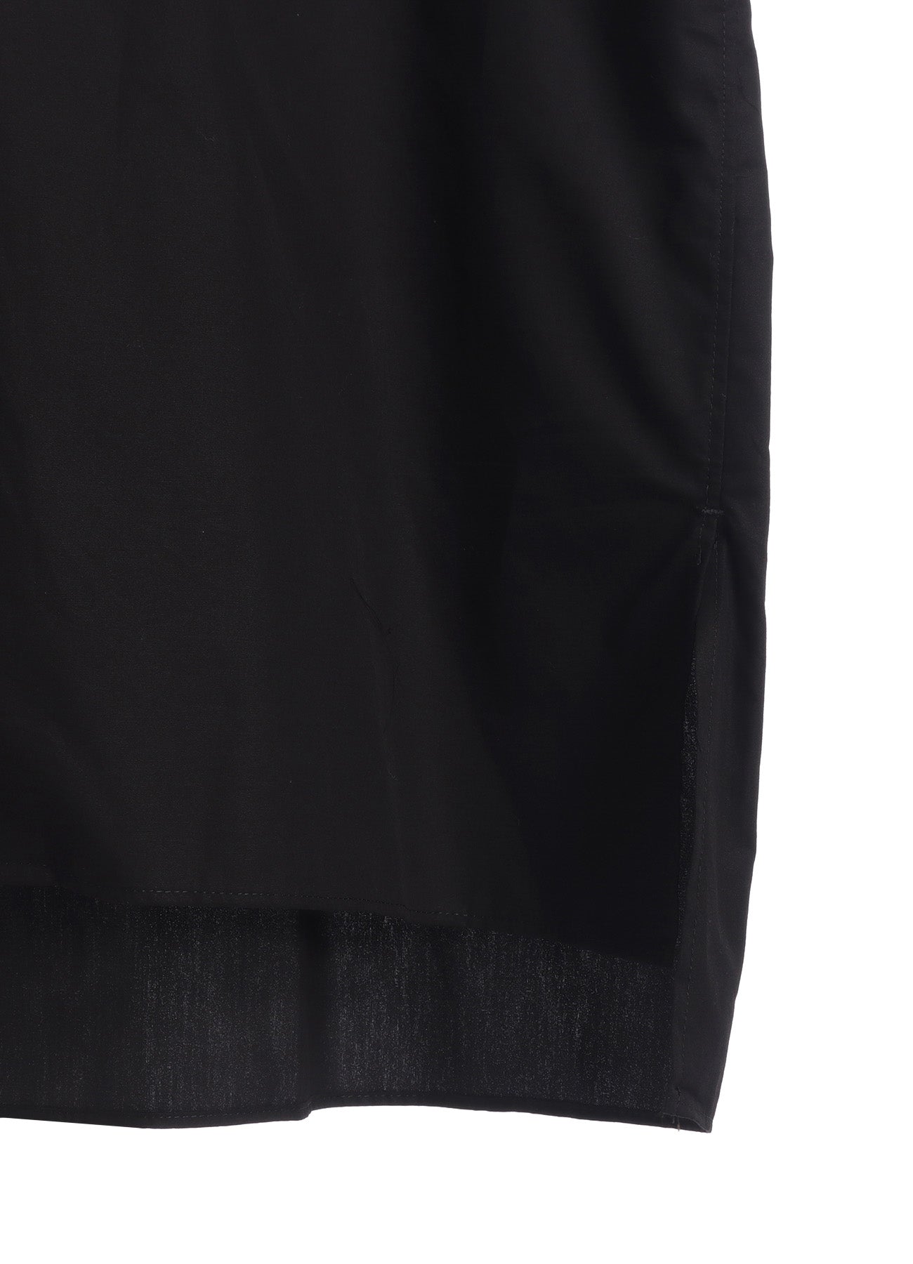COTTON BROAD RIBBON COLLAR SHIRT