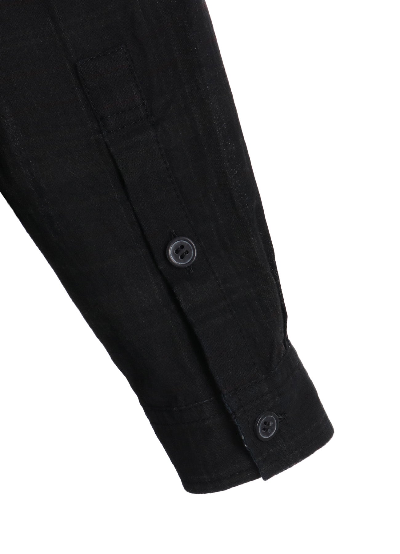 MADRAS CHECK PIGMENT PRINT HOODED SHIRT