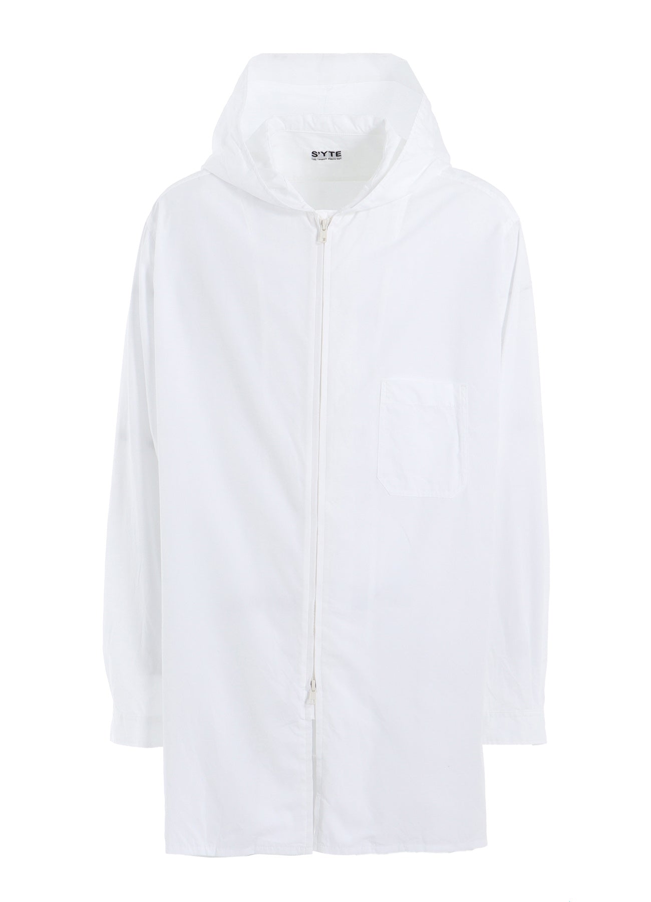 COTTON BROAD HOODED SHIRT