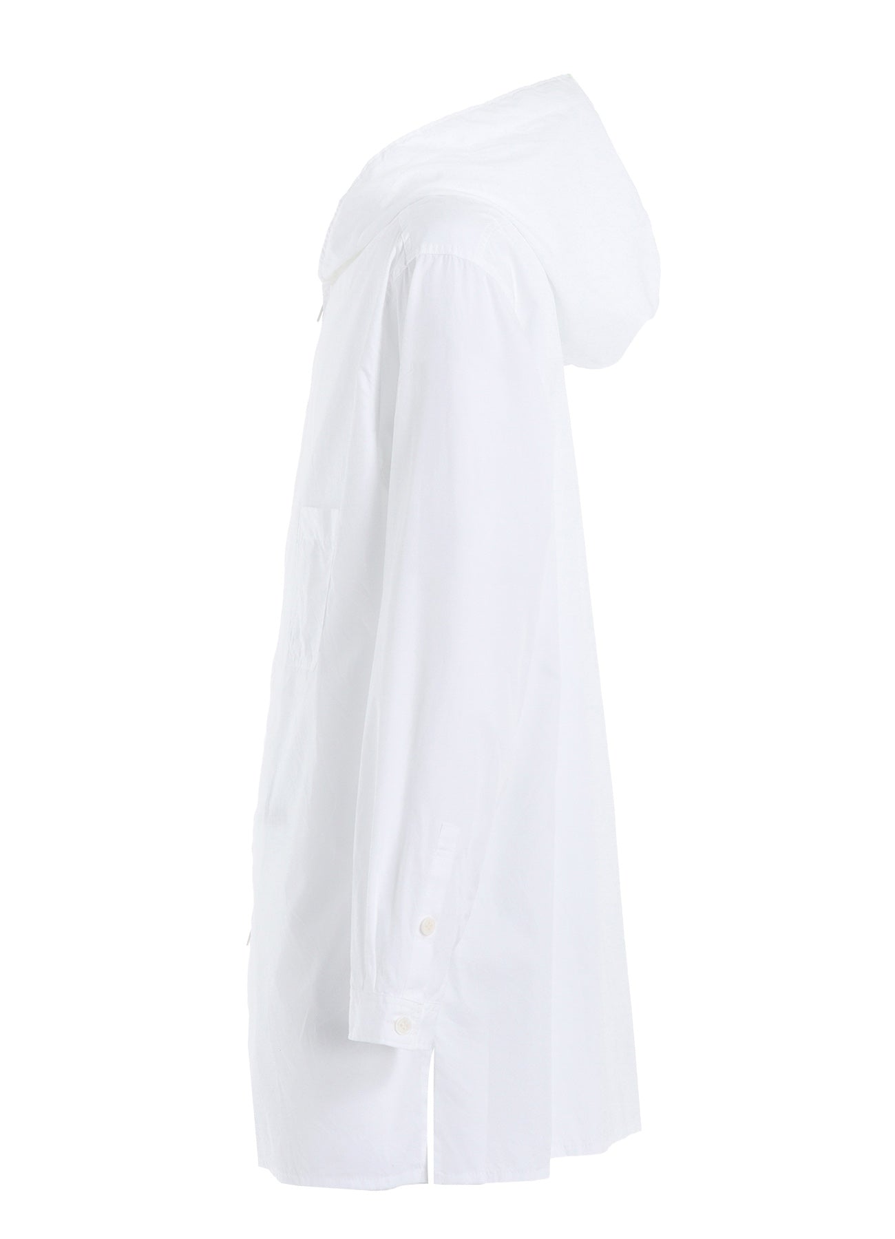 COTTON BROAD HOODED SHIRT