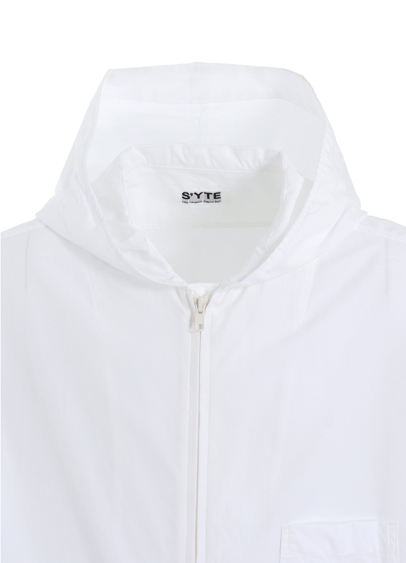 COTTON BROAD HOODED SHIRT