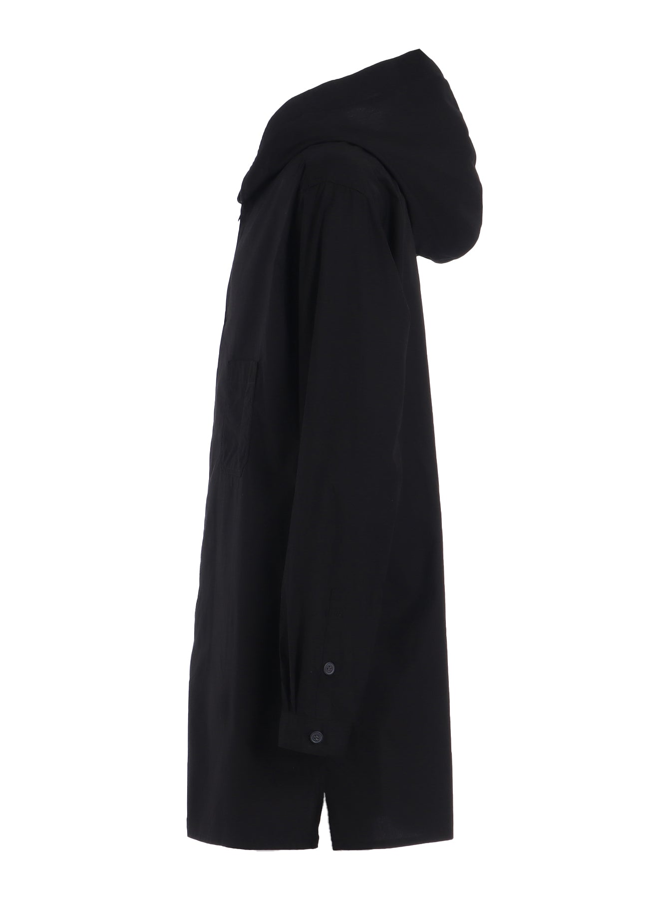 COTTON BROAD HOODED SHIRT