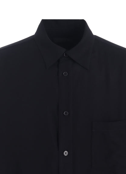 RAYON TWILL OVERSIZED SHORT-SLEEVE SHIRT