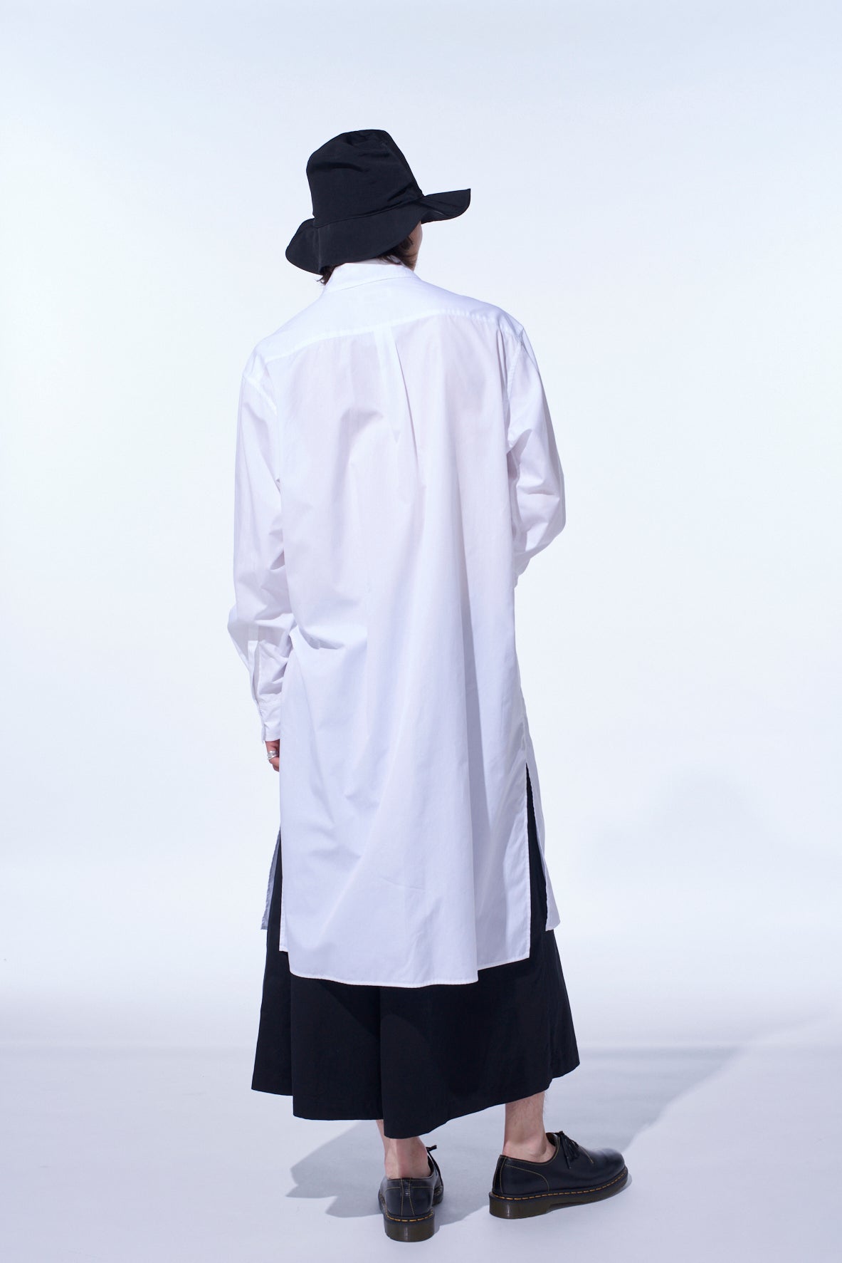 COTTON BROAD REGULAR COLLAR LONG SHIRT