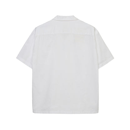 S’YTE × GDC Collaborate Collection- EMBROIDERY OPEN COLLAR SHIRT