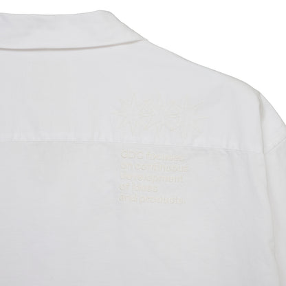 S’YTE × GDC Collaborate Collection- EMBROIDERY OPEN COLLAR SHIRT