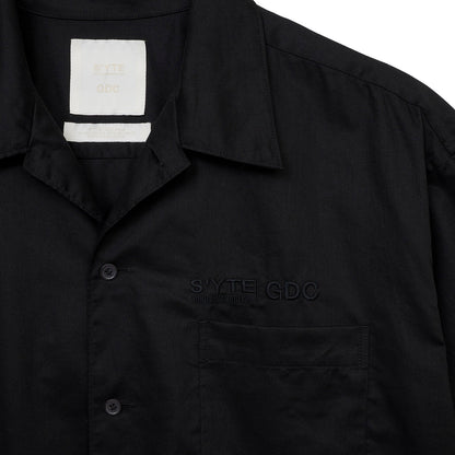 S’YTE × GDC Collaborate Collection- EMBROIDERY OPEN COLLAR SHIRT