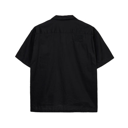 S’YTE × GDC Collaborate Collection- EMBROIDERY OPEN COLLAR SHIRT