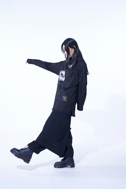 S'YTE x KOICHI IYODA ARTWORK PRINTED SHIRT -Die Nacht aus Blei-