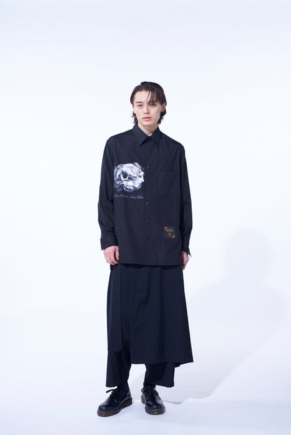 S'YTE x KOICHI IYODA ARTWORK PRINTED SHIRT -Die Nacht aus Blei-