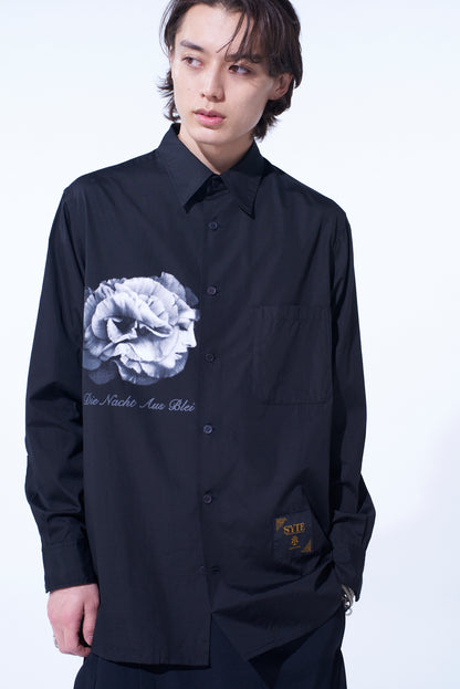 S'YTE x KOICHI IYODA ARTWORK PRINTED SHIRT -Die Nacht aus Blei-