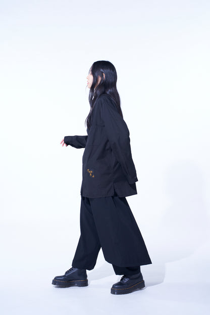 S'YTE x KOICHI IYODA ARTWORK PRINTED SHIRT -Die Nacht aus Blei-