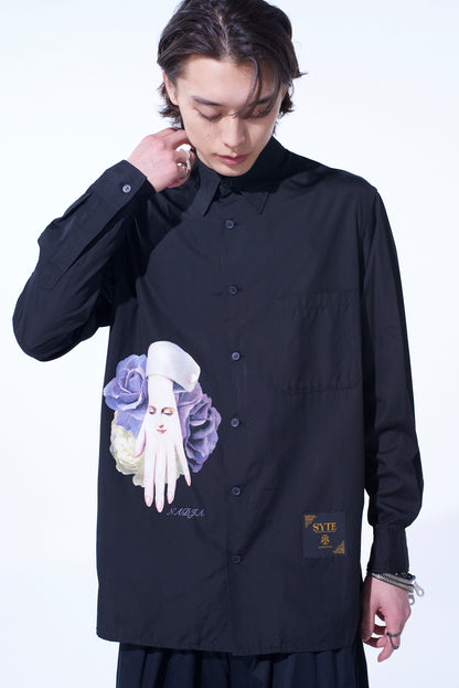 S'YTE x KOICHI IYODA ARTWORK PRINTED SHIRT -NADJA-