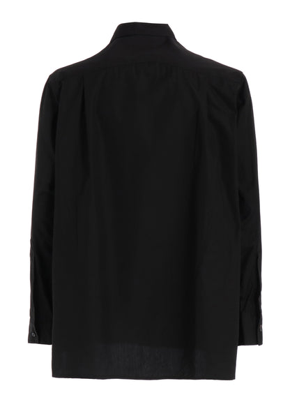 COTTON BROAD CROW EMBROIDERED SHIRT