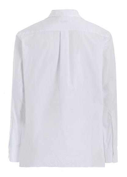 COTTON BROAD「Black is modest」MESSAGE PRINTED SHIRT