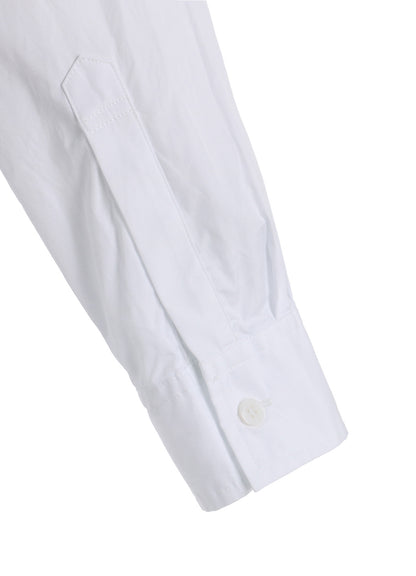 COTTON BROAD「Black is modest」MESSAGE PRINTED SHIRT