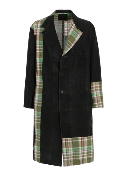 MADRAS CHECK PIGMENT PRINT COAT